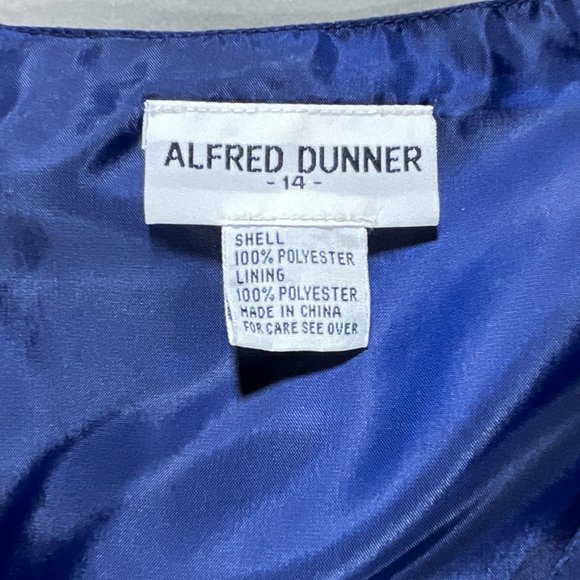 NWT Alfred Dunner Vest Navy with White Polkadots Size 14 - Picture 4 of 11